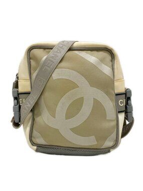 Chanel Shoulder Bag Sports Line Ivory Gray